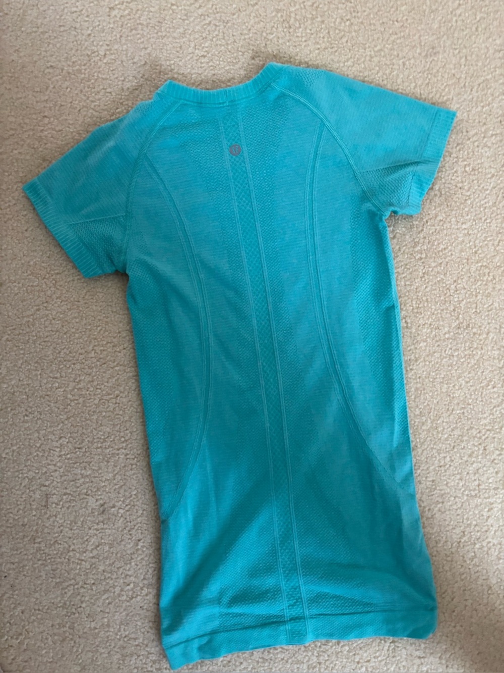 lululemon athletica Swiftly Tech Short Sleeve Crew in Amazonite Teal - Picture 10 of 11